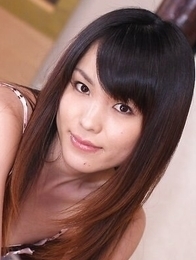 Arisa Suzuki shows round juicy boobies and pussy in white panties.