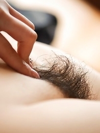 Ruka Kanae shows nude juicy tits and touches over panty